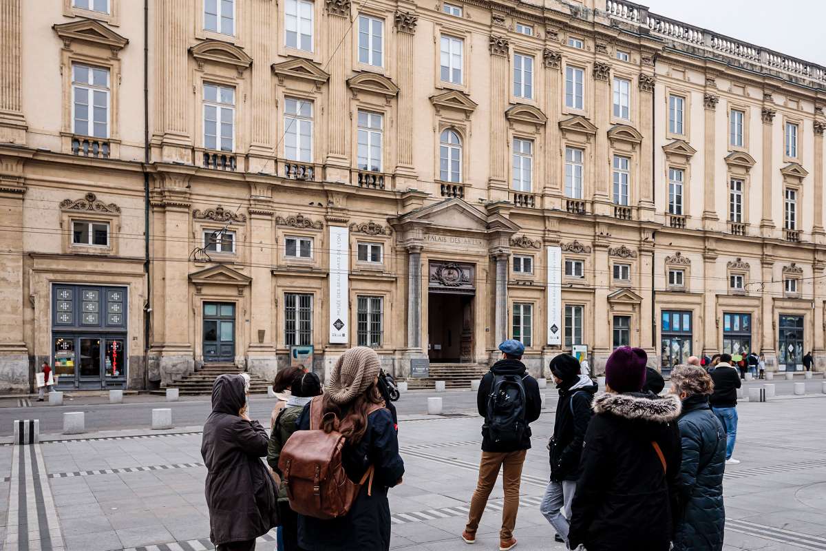 Visite guidée de la Place des Terreaux, face au Musée des Beaux-arts © Brice Robert