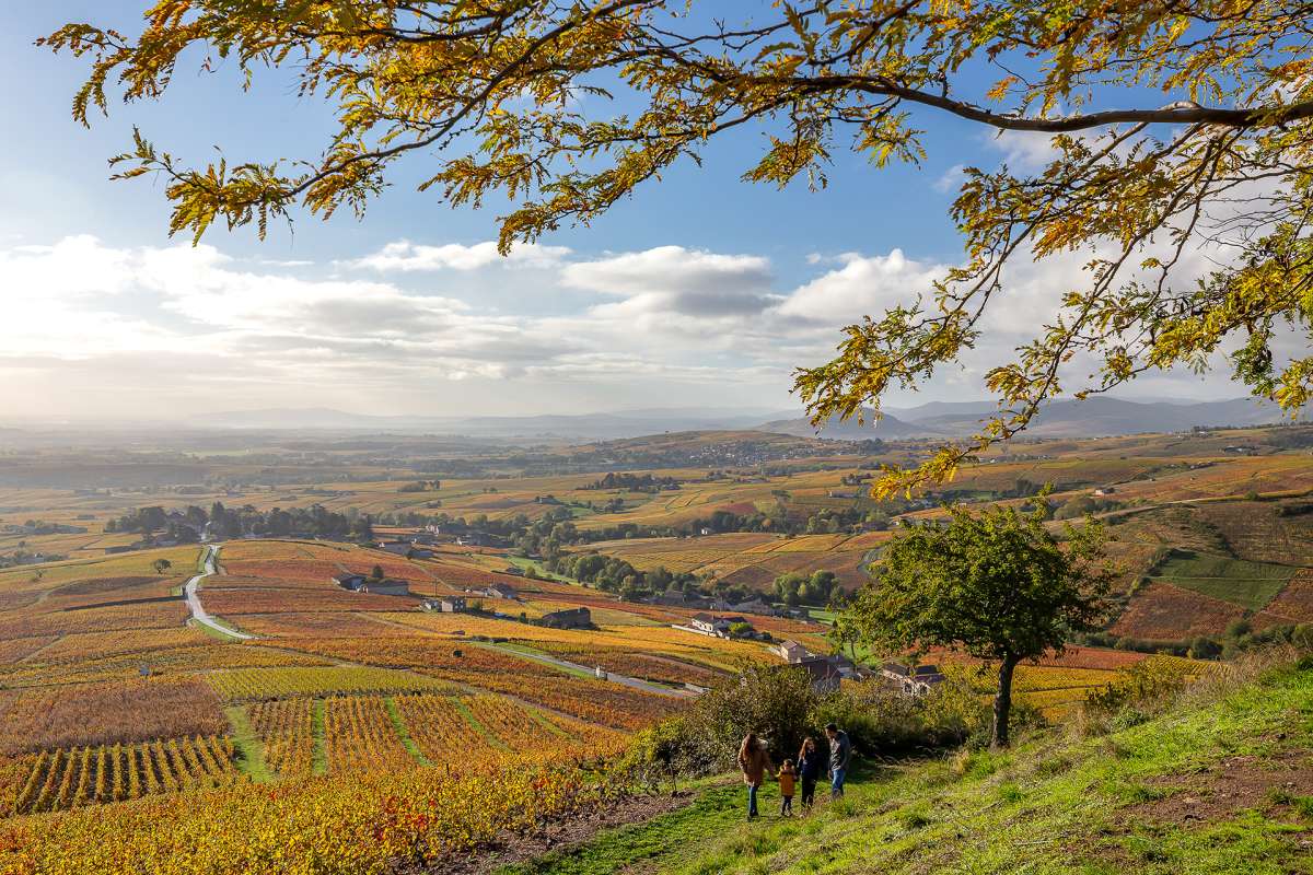 Balade automnale en Beaujolais - photo Etienne Ramousse / Destination Beaujolais