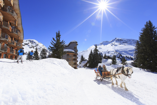 Calèche des neiges à Avoriaz